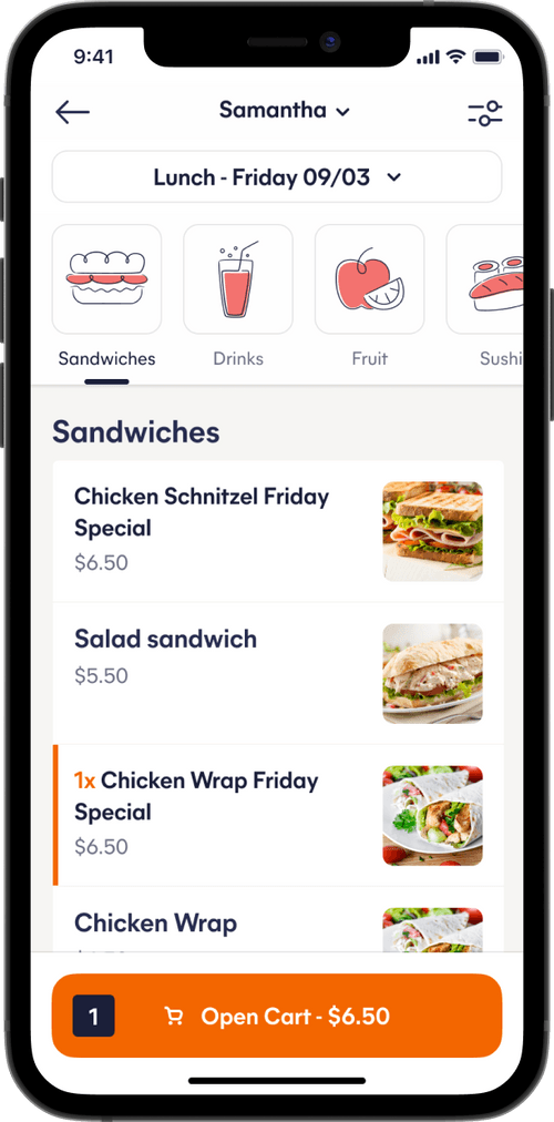 Spriggy Schools Reliable Online Canteen Ordering